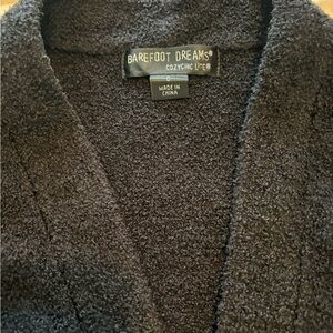 Barefoot Dreams CozyChic Lite Black Cardigan